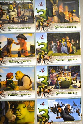 E333 8x Aushangfotos SHREK DER DRITTE