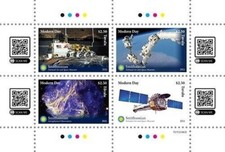 Tuvalu 2021 - Modern Day Space Sheetlet of 4, Part 1 - MNH