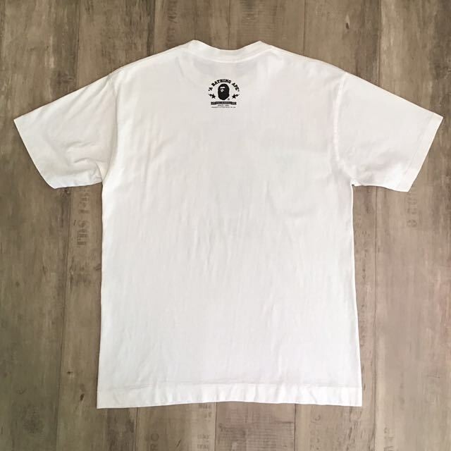 BAPE Swarovski Crown College Logo T-shirt White A Bathing Ape Size