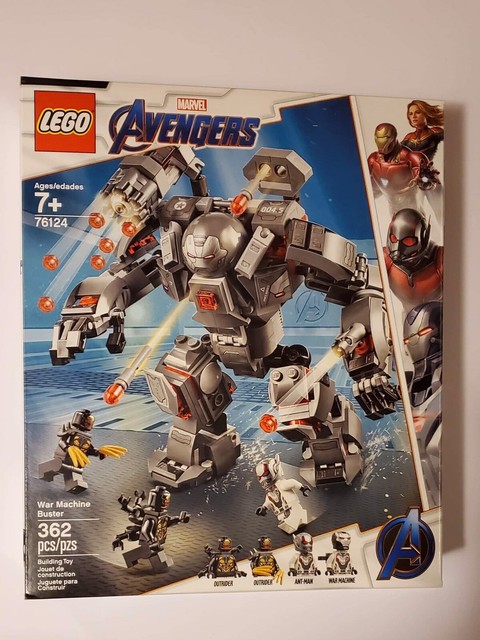 Lego Marvel Superheros 76124 Avengers End Game War Buster Mech Model