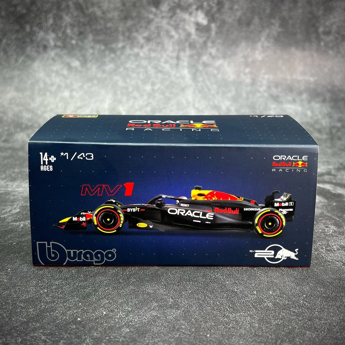 Bburago 1/43 Oracle Red Bull RB20 F1 Model 2024 #1 Max