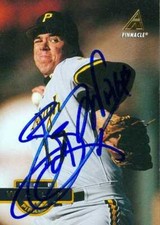 Bob Walk autographed Baseball Card (Pittsburgh Pirates) 1994 Pinncale #457