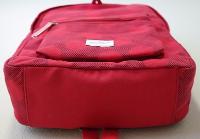 NWT Authentic Fossil Ella Backpack, Red Fossil Backpack Red Large Women main image 4