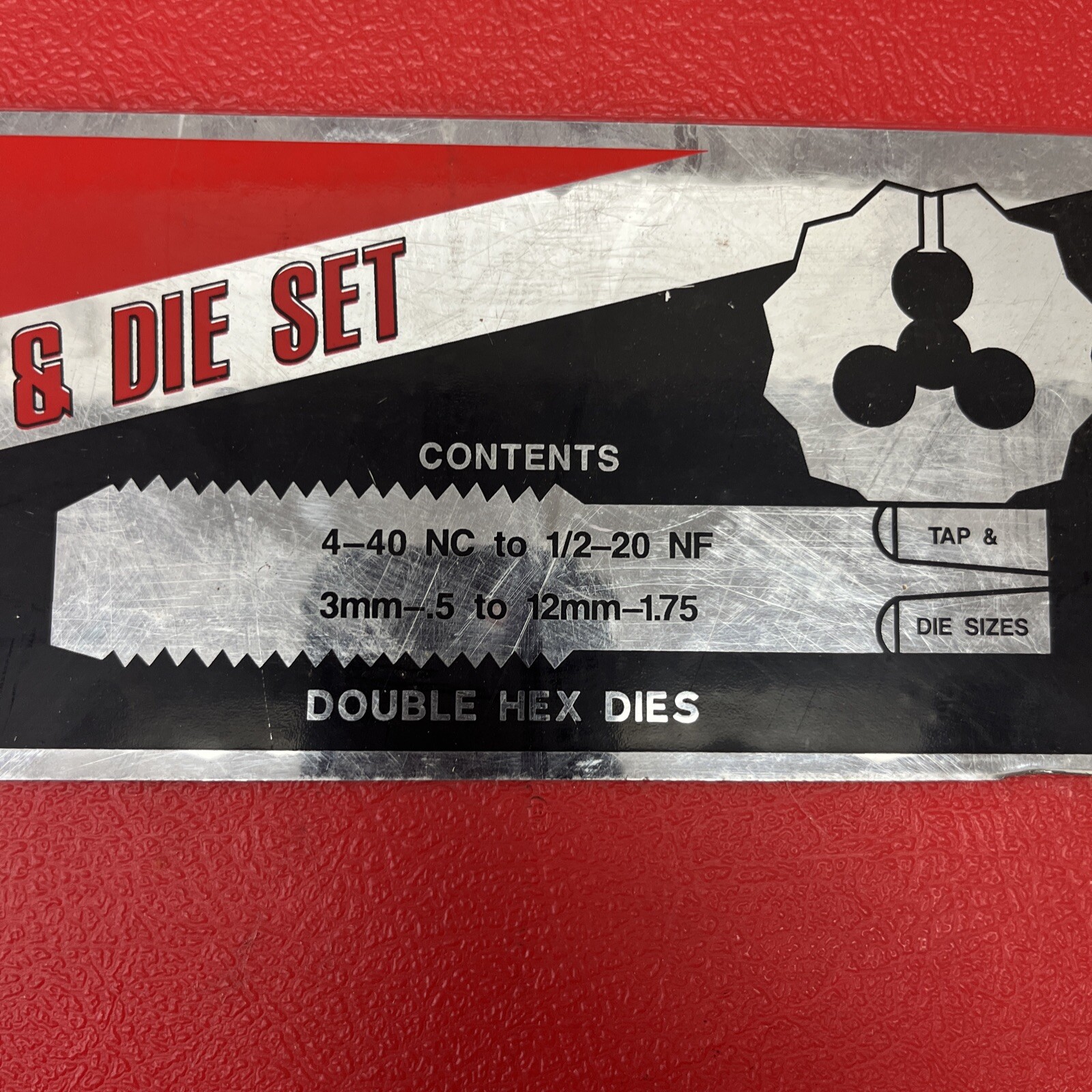 SnapOn TDTDM500 76pc Tap & Die Set in Case SAE / Metric FAST FREE SHIP