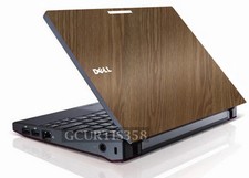 WOOD Vinyl Lid Skin Cover Decal fits Dell Latitude 2100 Laptop