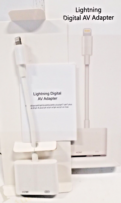 Light to HDMI Digital TV AV Adapter Cable For Apple iPad iPhone 12