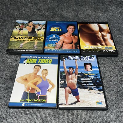 Power 90 Fat Burning Express System DVD Beachbody Tony Horton Sealed + 4 Extras