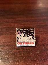 Outback Steakhouse Happy New Year 2002 Koala Lapel Hat Pin