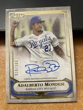 2021 Topps Tier One Tier One Talent Autographs #T1TAAM Adalberto Mondesi 18/300