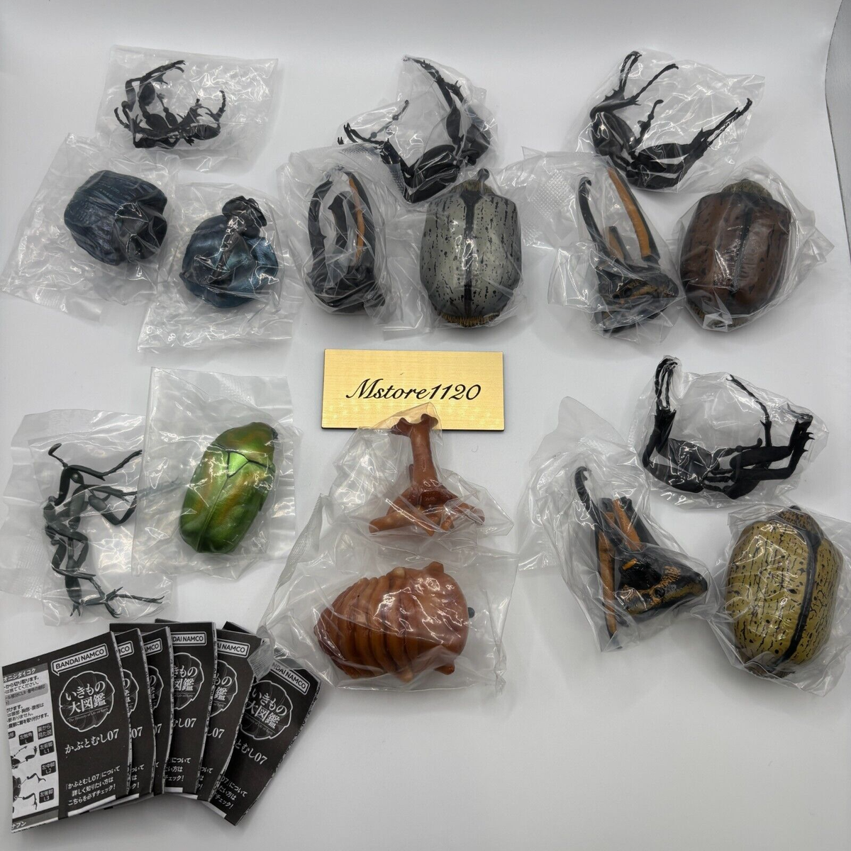 BANDAI The Diversity of Life on Earth Beetle 7 Gashapon 6 Types