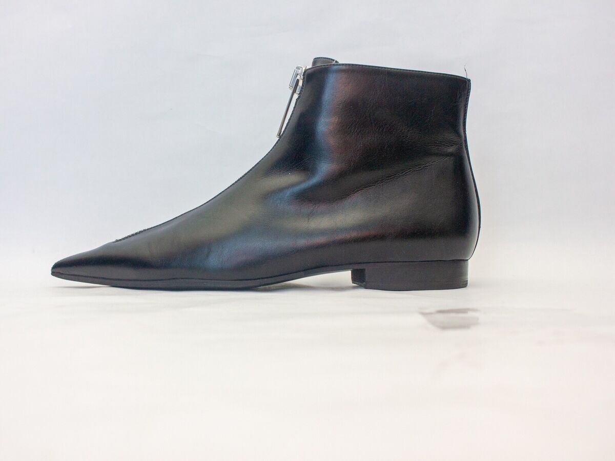 859$ Stella McCartney Zipit Vegetarian Leather Ankle Boots 859$ Stella McCartney Zipit Vegetarian Leather Ankle Boots