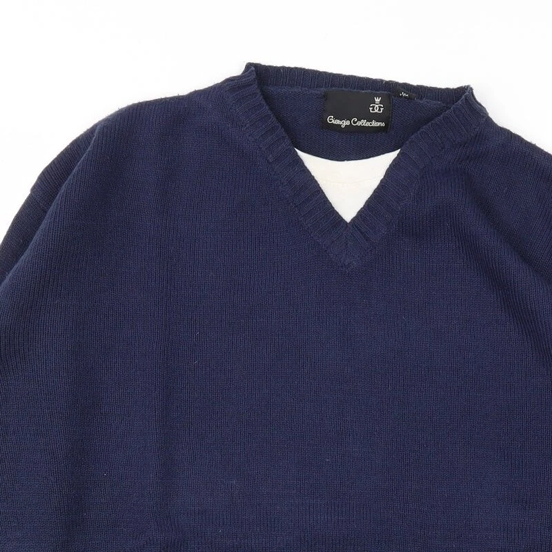 Sudadera GG para hombre azul acrílico talla XL Foto 4 de 4