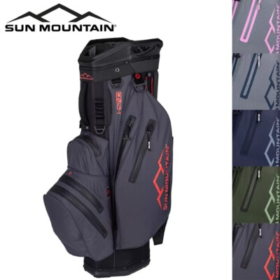 SUN MOUNTAIN H2NO LITE 14-WAY WATERPROOF GOLF CART TROLLEY BAG / NEW 2025 MODEL