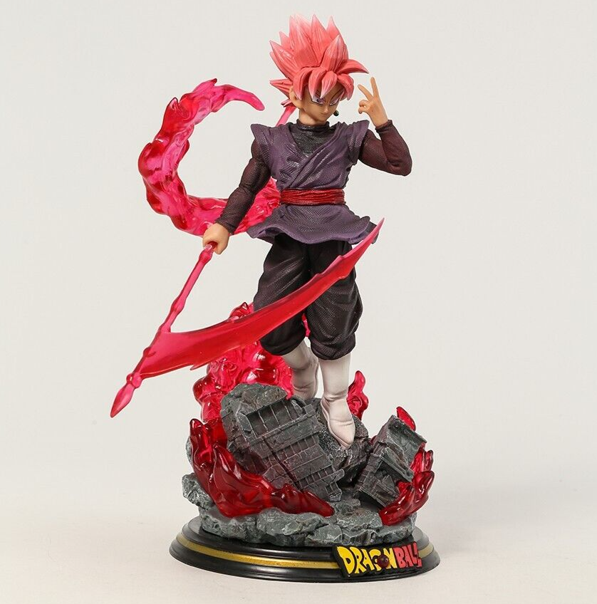 Estátua Goku Black Rose Zamasu: Dragon Ball Super 38cm Anime Mangá