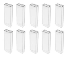 ☀LEGO 10x New 1x2x5 Transparent Bricks Trans-Clear Translucent Clear Brick Wall 