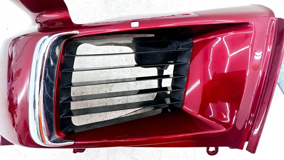 1993 HONDA GOLDWING GL1500 Right Side Lower Fog Light Fairing Cowl Panel Red - Image 4 of 4