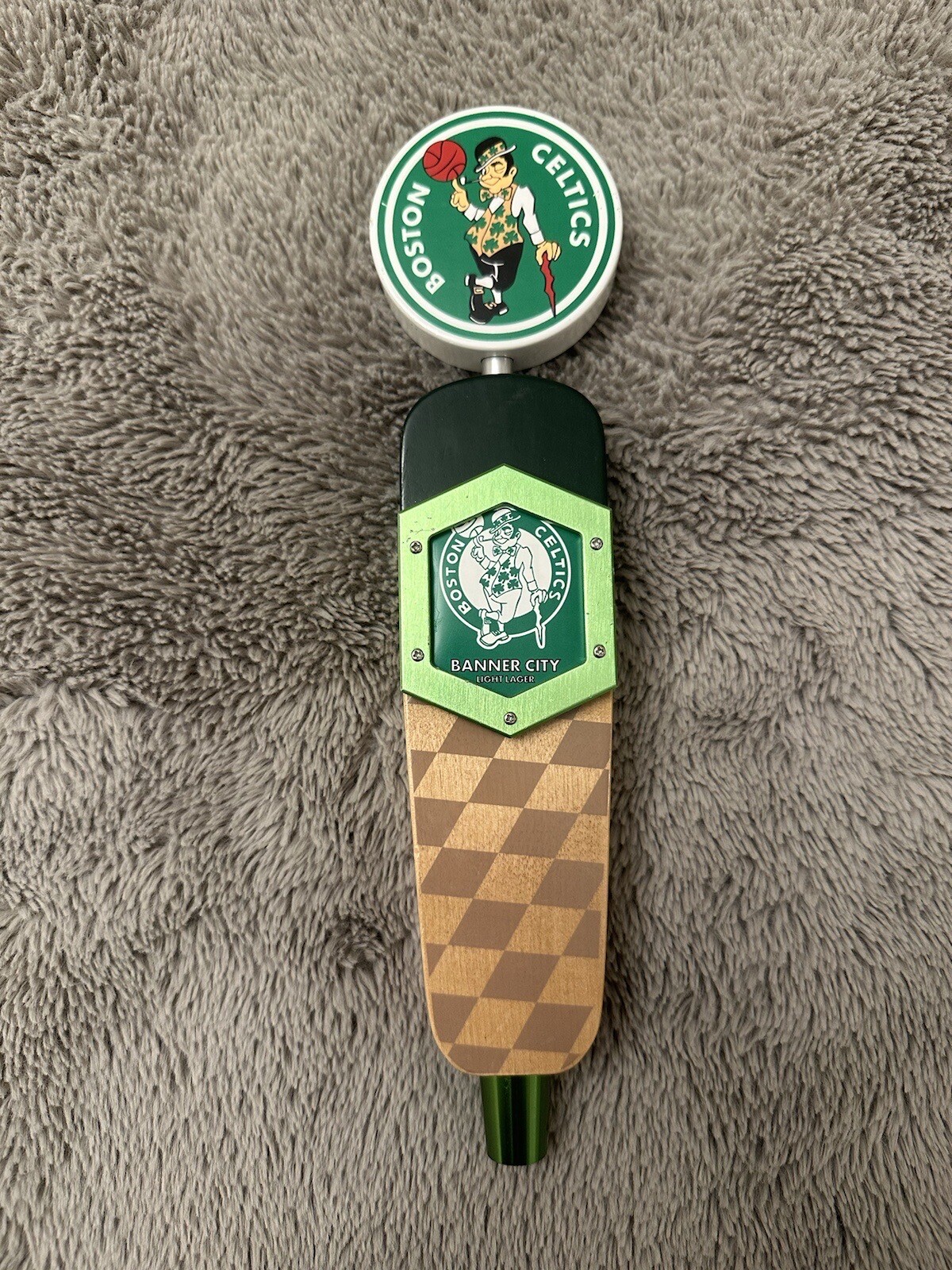 Jack’s Abby Brewing Co. Banner City Beer Tap Handle Boston Celtics Beer