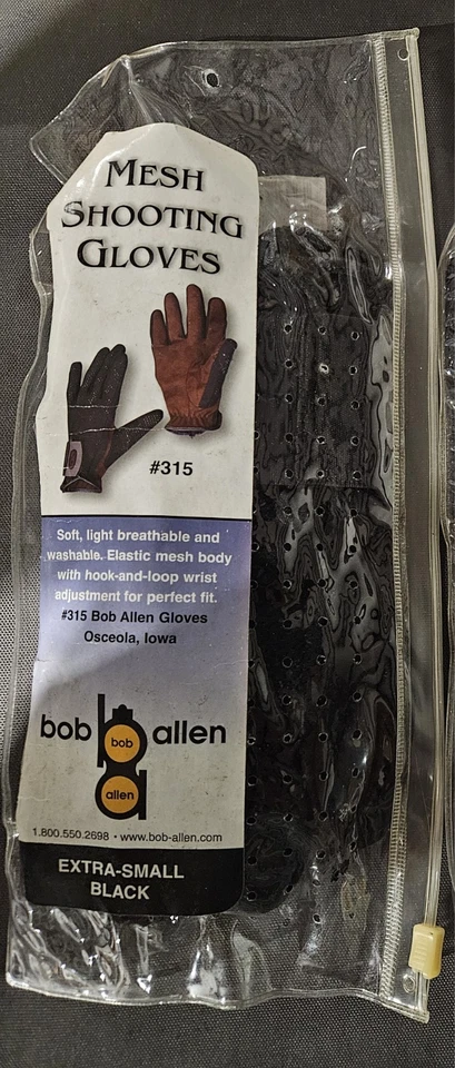 Bob Allen Shotgunner Gloves Men's Size XS Trap Skeet Sporting Clays Hunting NEW - Image 2 of 4