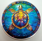 Sea Turtle Art - Collectible American Silver Eagle 1oz .999 Silver Dollar Coin
