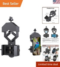Universal Smartphone Adapter Mount for Telescopes  Spotting Scopes - Easy Setup
