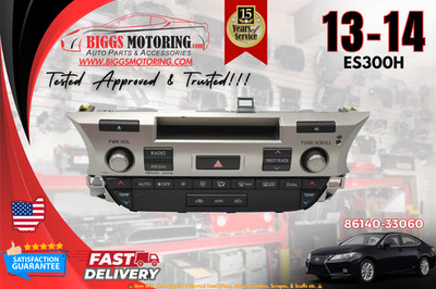2013-2014 Lexus ES300H Radio Stereo Ac Control 86140-33060 | eBay