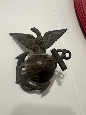 1890 US Marine Corps Enlisted Men's Shako Helmet EGA USMC marine Globe Anchor