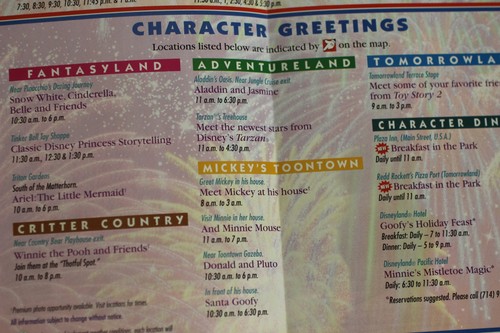 Disneyland 1999 New Year's Eve Millennium Party Main Gate Brochure + Disney Map - Picture 7 of 10