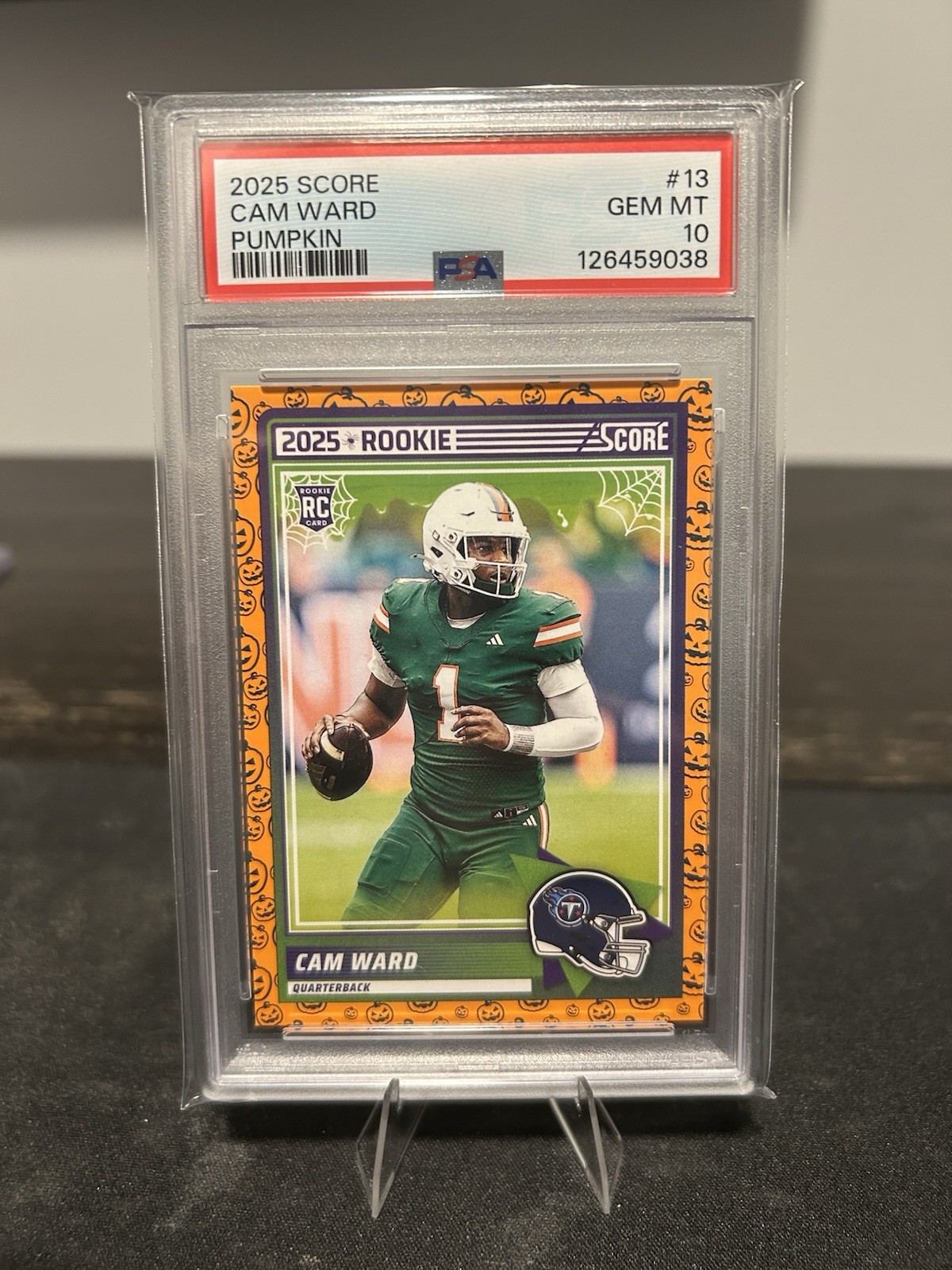 Cam Ward Panini Score #13 Rookie-Pumpkin