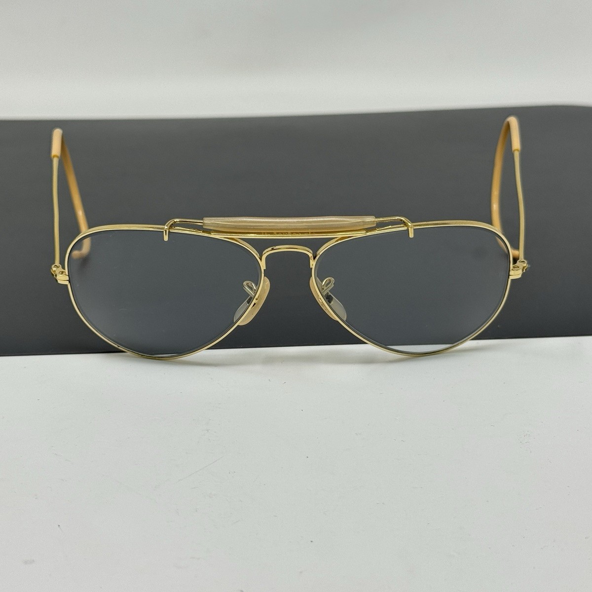 58[]14 VINTAGE B&L RAY BAN TONE TRANSITION OUTDOORSMAN SUNGLASSES