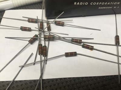 10x  RCR07G512JS 5.1K 1/4 W Carbon Comp Resistor Resistors Green brown red gold