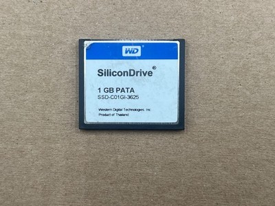 Western Digital SiliconDrive SSD-C01GI-3625, 1 GB PATA Card