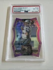 #D  /75 2016 Select Tom Brady Purple Die Cut Prizm Premier Patriots PSA 8