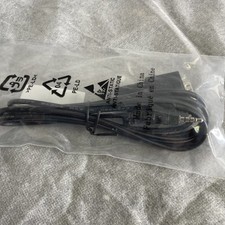 6ft DB9 Female to 3.5mm TRRS Serial Cable LG EAD-62707901 - Black