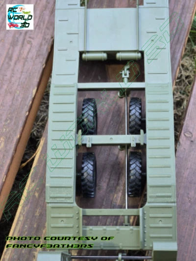 WPL-B36 TRAILER LOADING FENDERS FOR RC WPL-B36 TRAILER 3D-PRINTED SOLID PLA X2 - Image 2 of 4