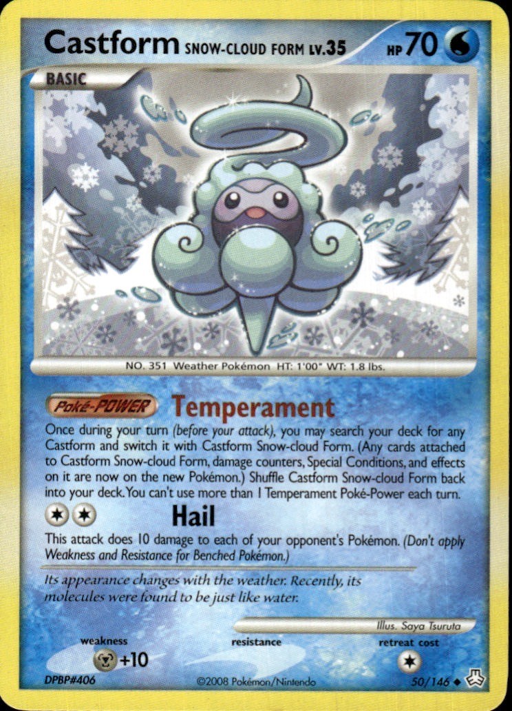 Castform Snow-Cloud Form Uncommon Legends Awakened 50/146 LP
