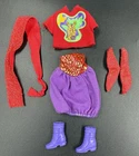 Vintage 1988 Animal Lovin Barbie Doll Fashions #1596 Safari Fashion Outfit