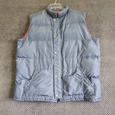 Vintage Walls Blizzard Pruf Vest Mens 2XL Puffer Down USA Made Blue