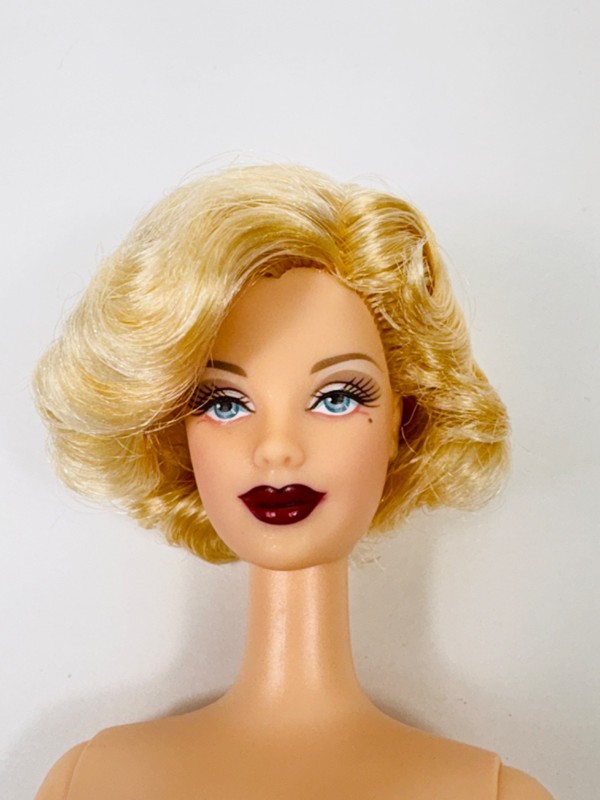 New Mattel Barbie Bob Mackie Face Mold Marilyn Beauty Mark Doll Bendable Legs