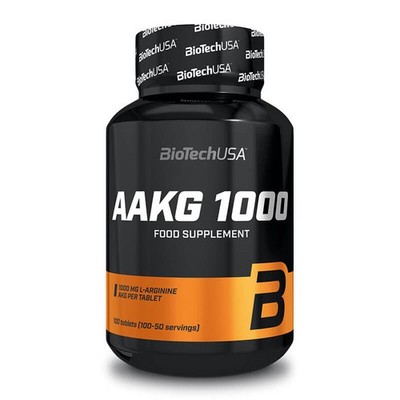 (91,18 EUR/kg) Biotech USA AAKG 1000 - 100 Tabletten NEU OVP