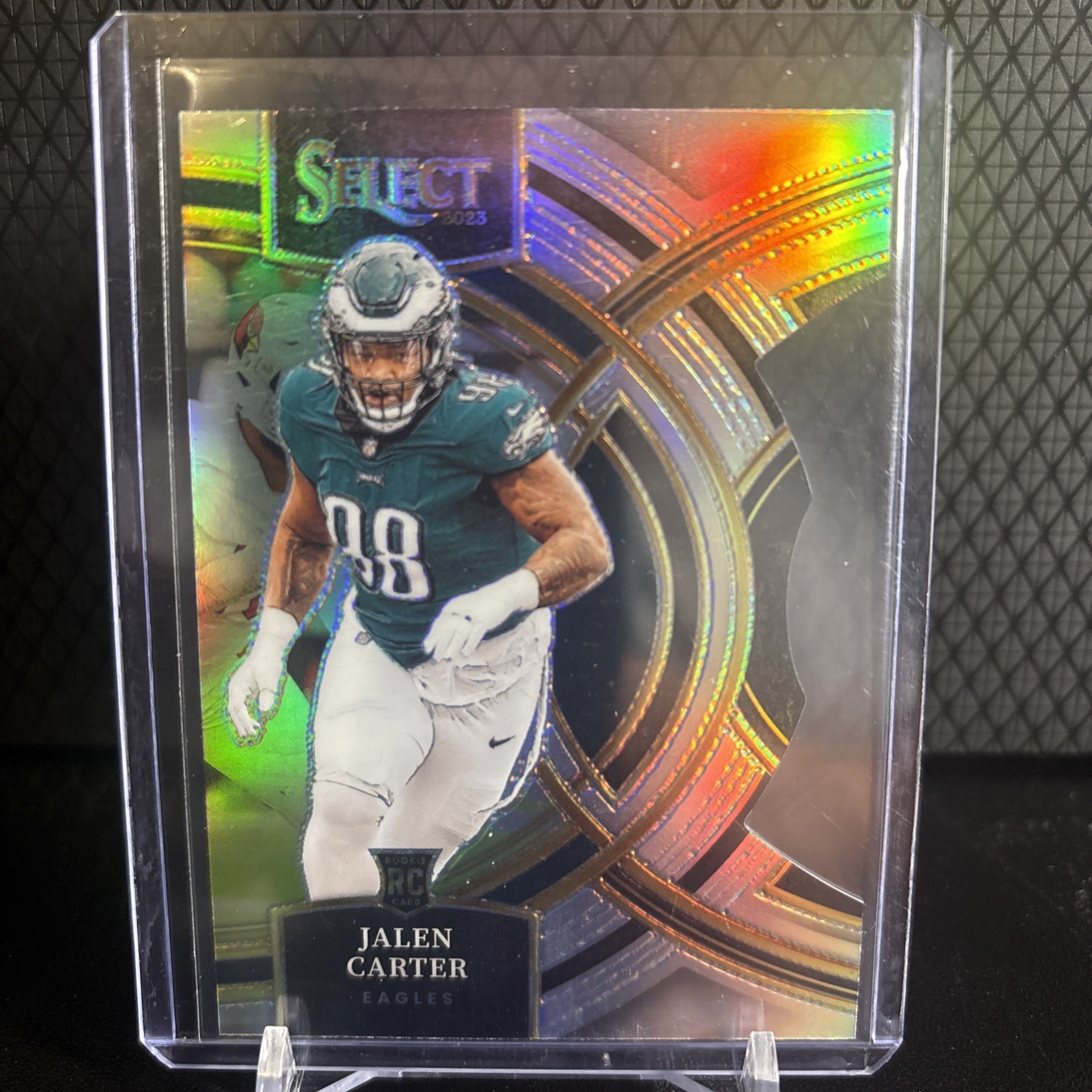 2023 Panini Select - Premier Level Jalen Carter #171 Silver Prizm Die-Cut (RC)