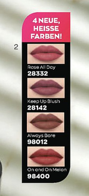 Avon Power Stay leichter Lippenstift in der Farbe Rose all Day