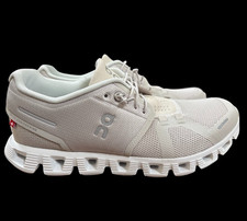 On Cloud 5 Womens Running Shoes Pearl White Size 8.5 US Low Top 59.98773
