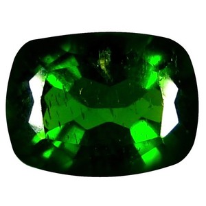 1.56 ct Beautiful Cushion Cut (8 x 6 mm) Russian Chrome Diopside Loose Gemstone