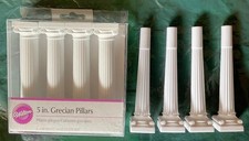 Wilton Cake Pillars & Columns Set - (4) Brand New 5" & (4) Open Box 5" Tapered