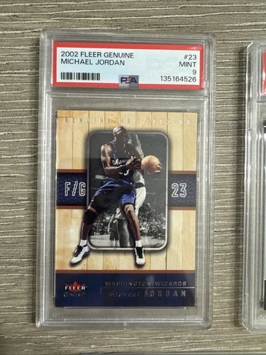 2002 Fleer Jordan PSA 9