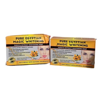 #ad X2 Pure egyptian magic papaya exfoliating apricot scrub soap for face and body $28.99