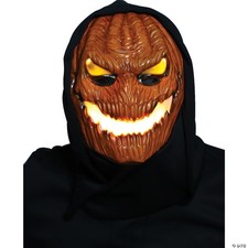 Morris Costumes Adults Flame Fiend Hallows Hellion Mask with Hood Standard