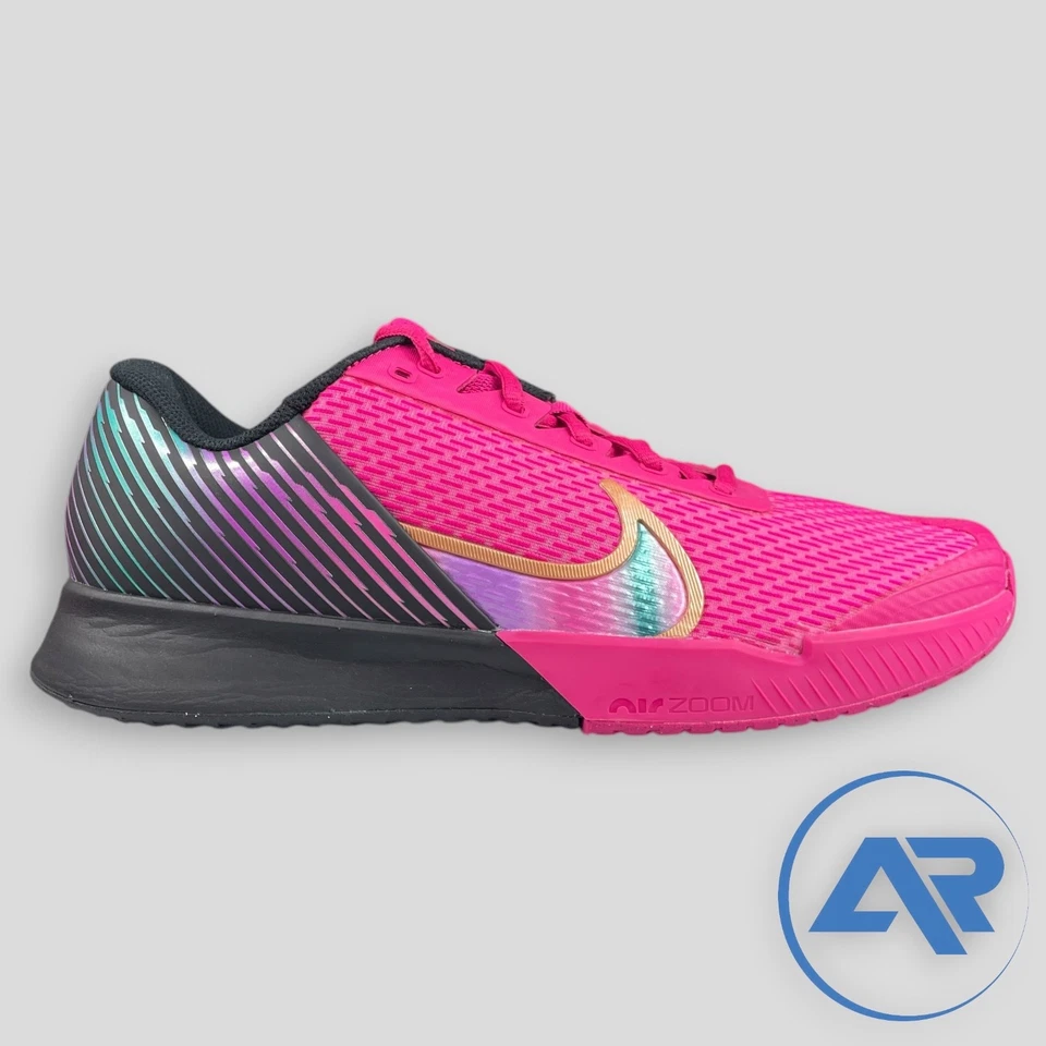 Nike Court Air Zoom Vapor Pro 2 Fireberry Tennis Shoes Womens Size 12 /Mens 10.5 - Image 2 of 4