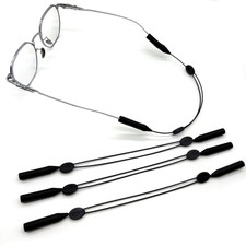 Adjustable Glasses Strap, 3 PCS Eyewear Holders, Steel Wire Cable Retainer