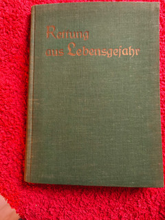 DLRG Buch 1938 Bergwacht Rettungsschwimmer Ausbildung Wasserrettung Abzeichen